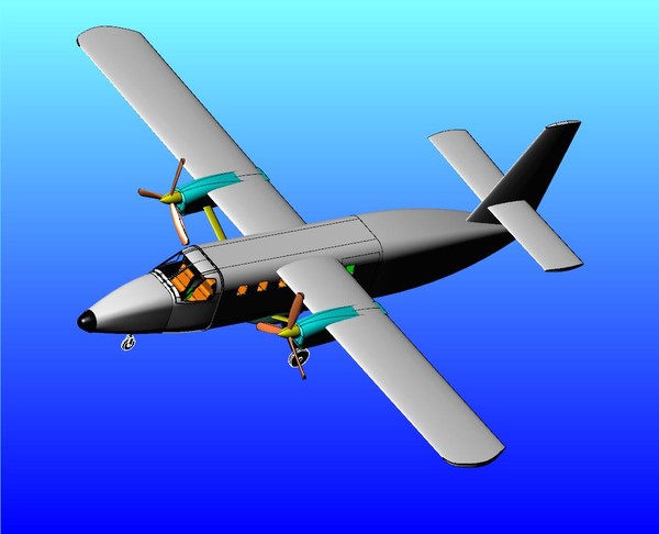 3ds max dehavilland dhc-6 turboprop - Twin Otter(Rev).sat or .dwg or .3dm by RodgerSaintJohn